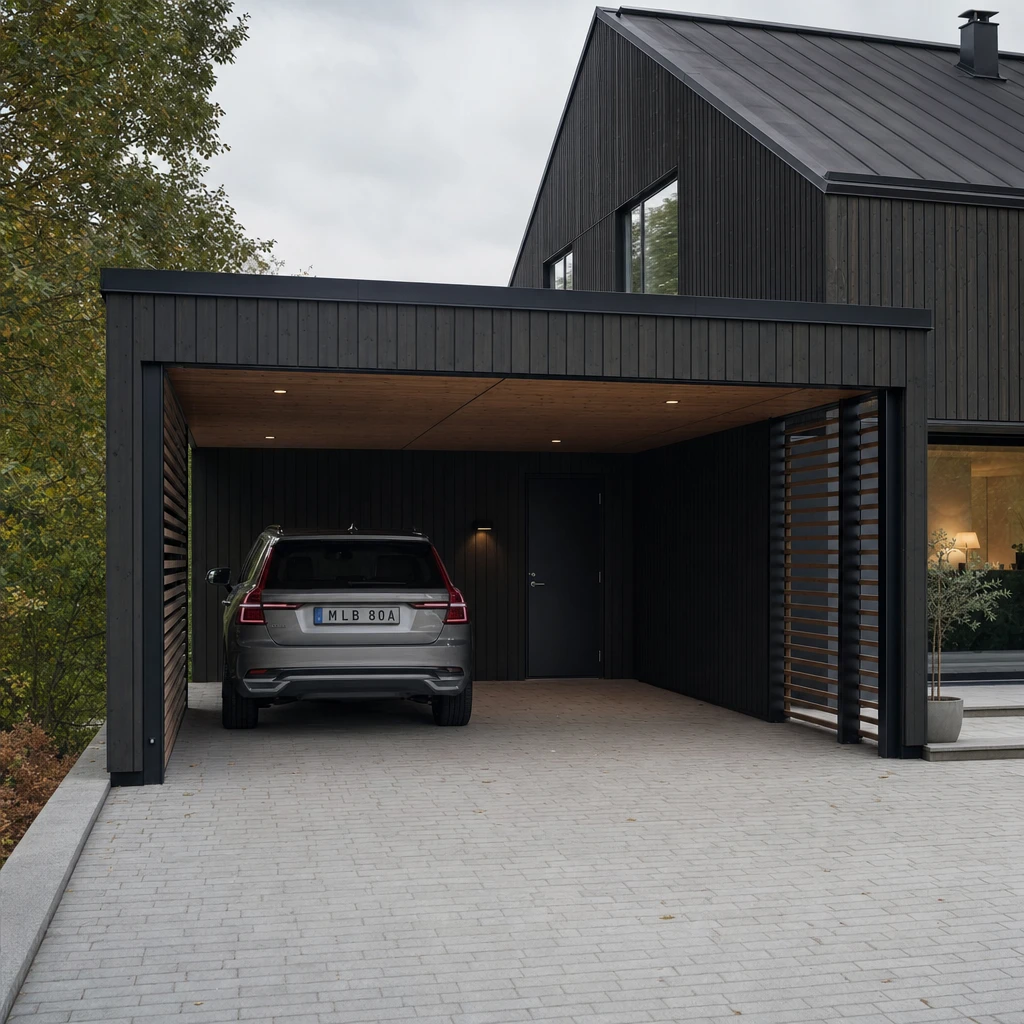 Carport & garage