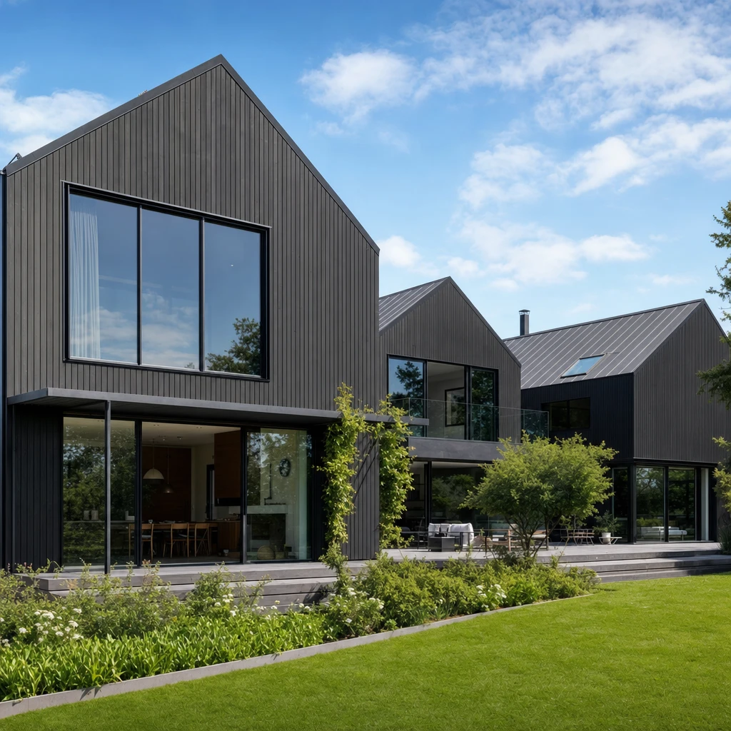 Modern villa byggd av Biwi Bygg, byggf&ouml;retag med &ouml;ver 30 &aring;rs erfarenhet i V&auml;xj&ouml;