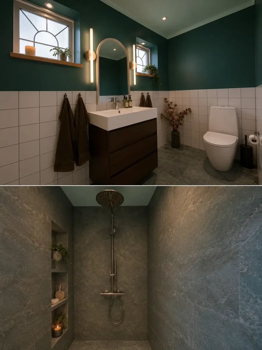 Badrums- och toalettrenovering i Växjö – projektbild 6
